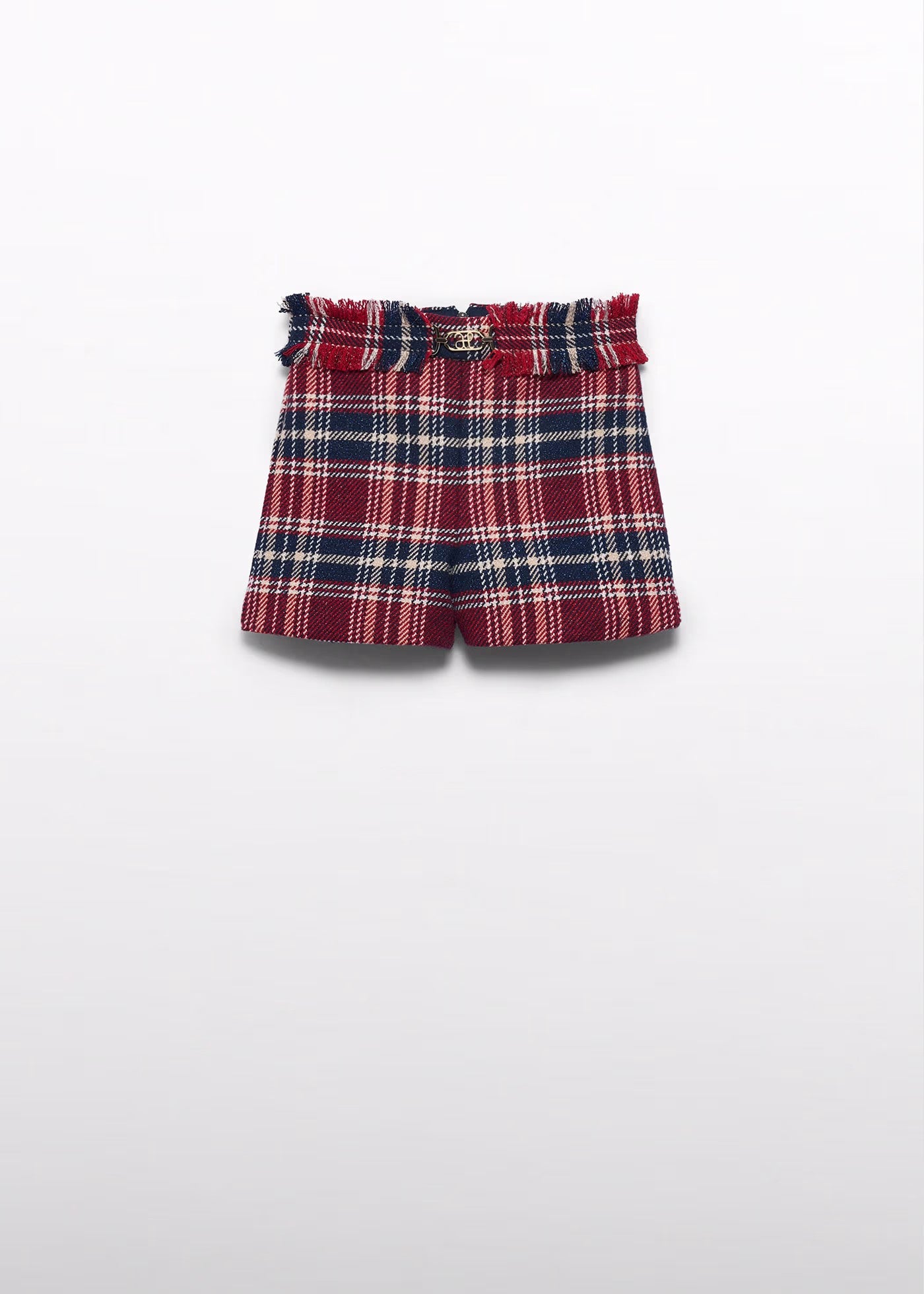 ABEL&LULA Bermuda cuadros brillo niña Ref. 5712-003 Marino