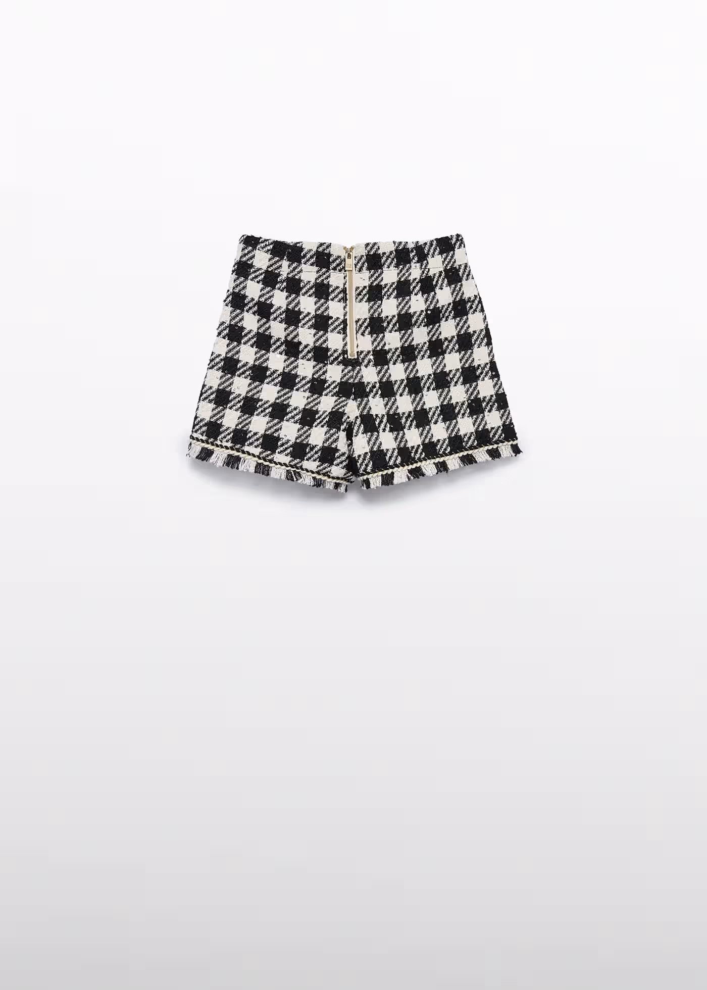 ABELY LULA   Bermuda vichy lentejuelas niña Ref. 5716-008 Negro