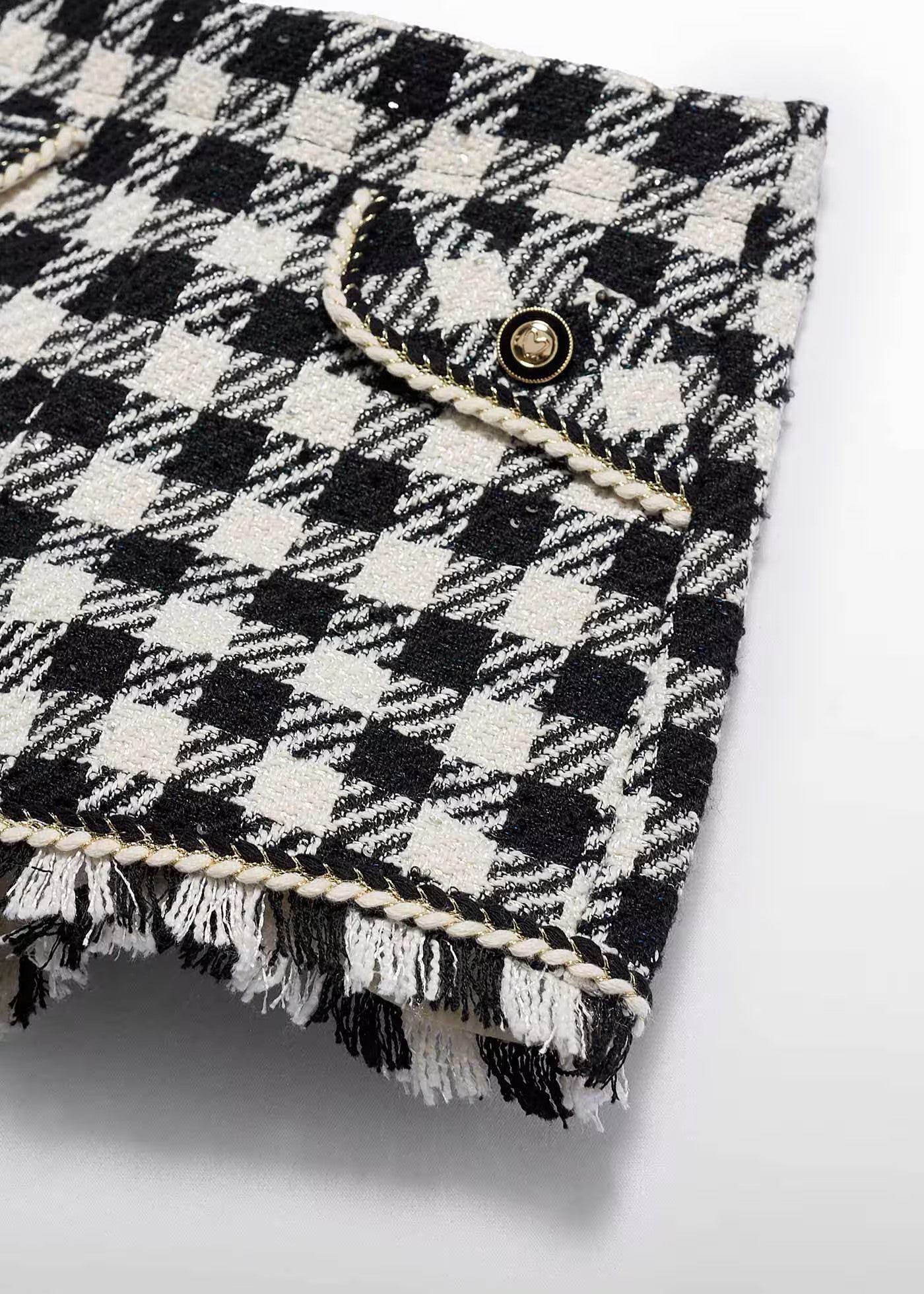 ABELY LULA   Bermuda vichy lentejuelas niña Ref. 5716-008 Negro