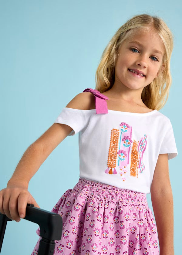 Camiseta asimétrica niña Ref. 3011-080