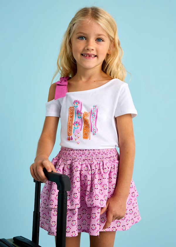 Camiseta asimétrica niña Ref. 3011-080