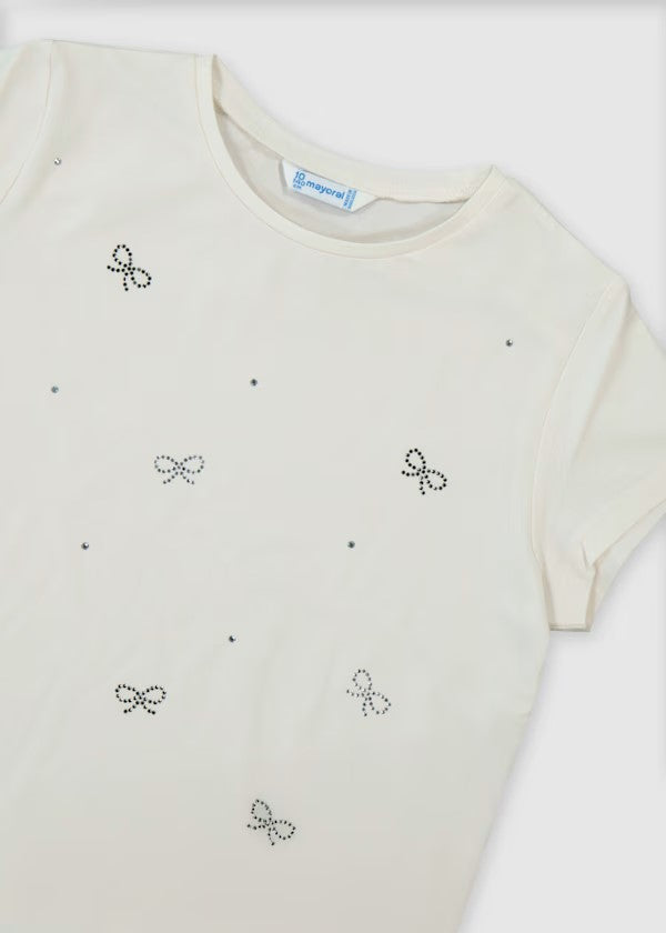 Camiseta lazos básica chica Ref. 854-084