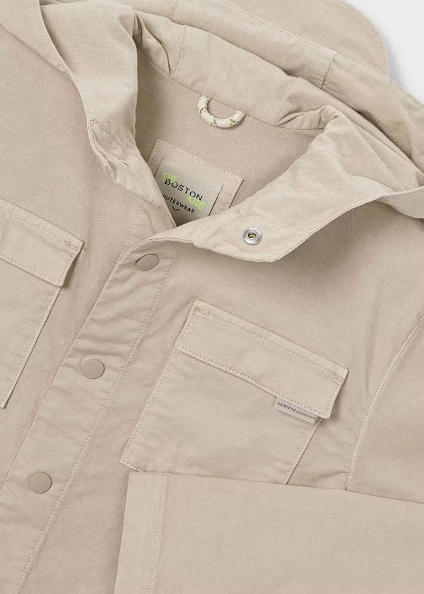 Cazadora con capucha Boston x Mayoral niño Ref. 6425-307