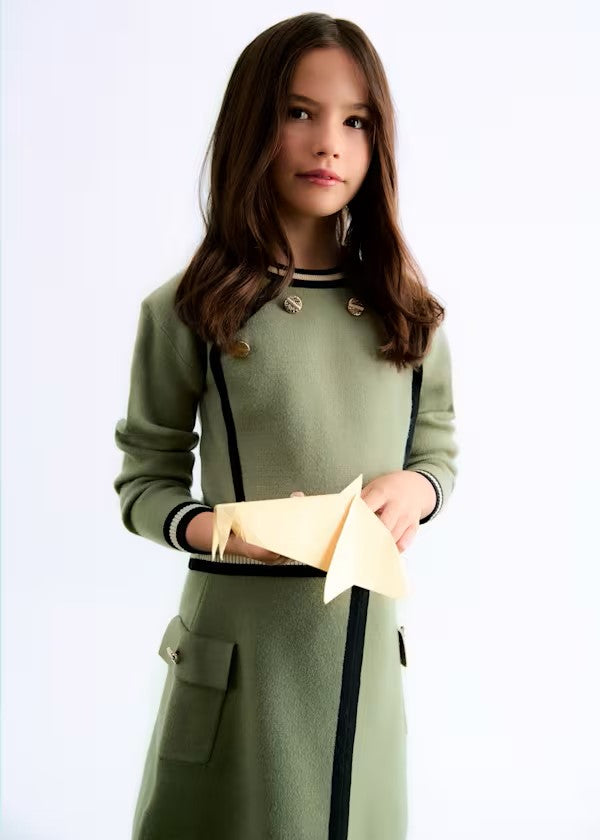 ABELYLULA  Conjunto falda tricot niña Ref. 5544-006 Laurel