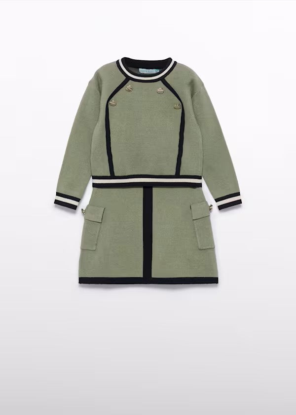 ABELYLULA  Conjunto falda tricot niña Ref. 5544-006 Laurel