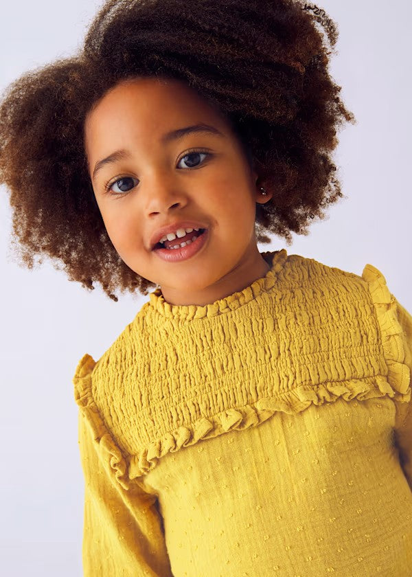 Conjunto falda volantes y blusa niña Ref. 4933-071