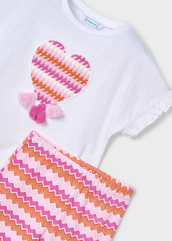 Conjunto legging acampanado y camiseta niña Ref. 3709-056