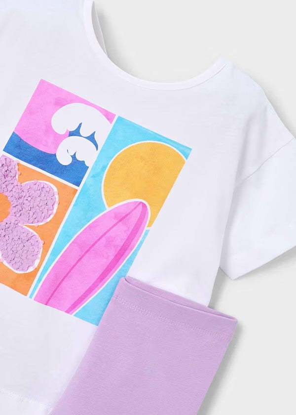 Conjunto legging pirata y camiseta niña Ref. 3732-053