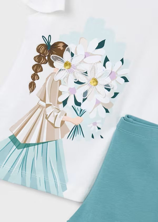 Conjunto legging y camiseta muñeca niña Ref. 3724-086