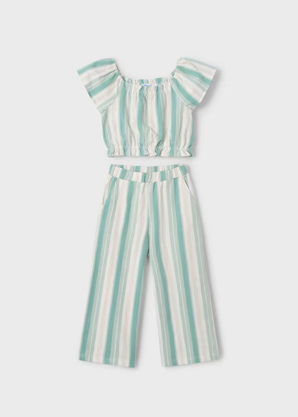 Conjunto pantalón largo y camiseta rayas niña Ref. 3560-044