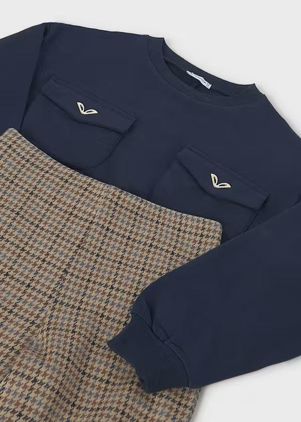 Conjunto sudadera y pantalón chica Ref. 7534-024