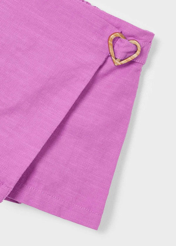 Falda pantalón hebilla corazón niña Ref. 3906-027