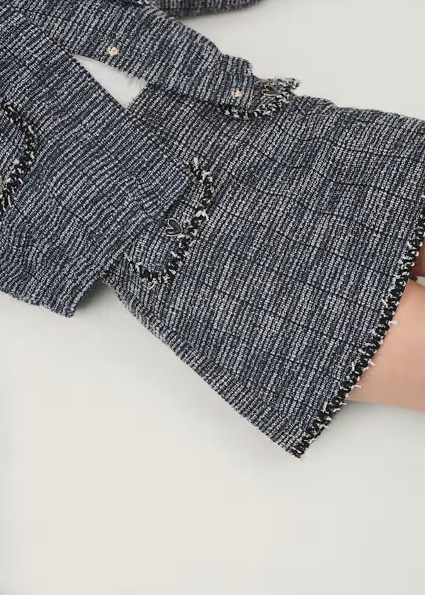 CONJUNTO Chaqueta chica Ref. 16-07433-059 / Falda pantalón tweed chica Ref. 16-07935-059