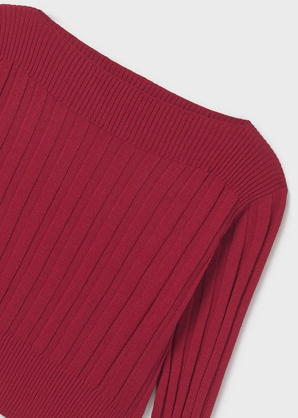 Jersey detalles canalé chica Ref. 7313-081 Rojo