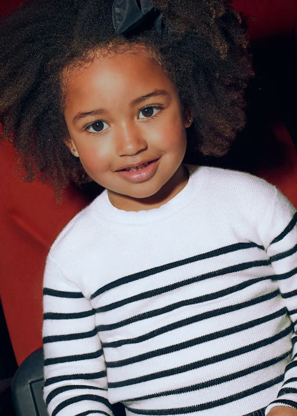 Jersey tricot rayas niña Ref. 4014-018