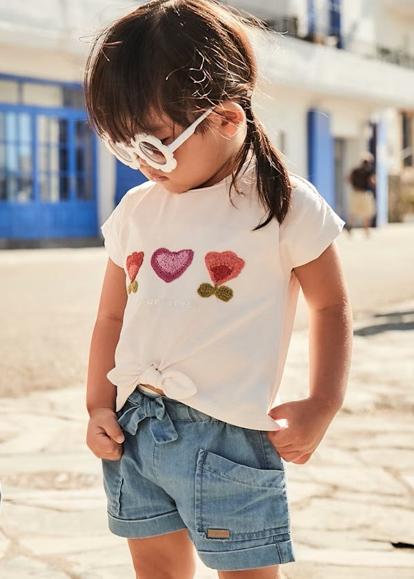 Pantalón corto lazo bebé Ref. 1227-081