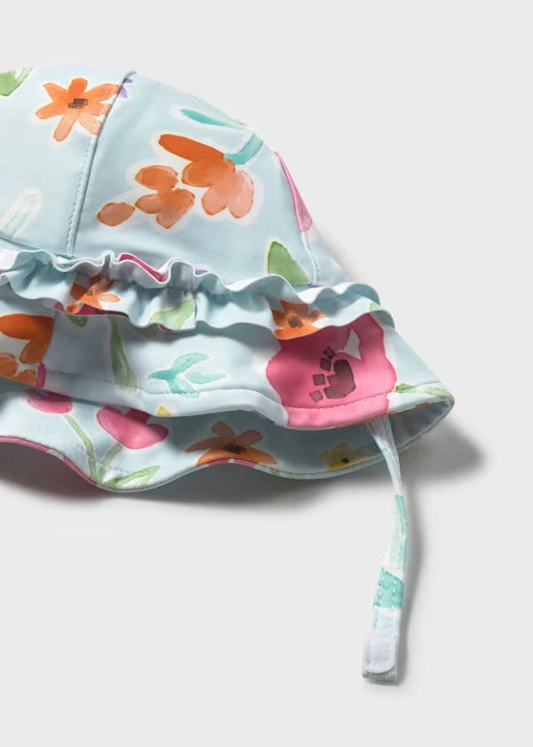 Pelele baño con gorro protección solar recién nacida Ref. 1634-029