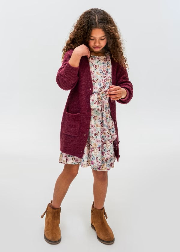 Rebeca larga tricot chica Ref. 7313-072