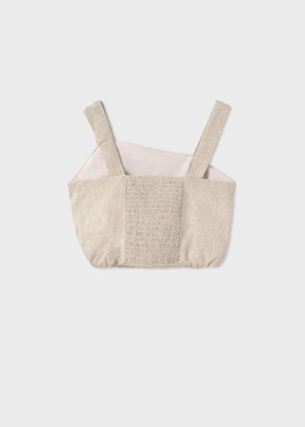 Top asimétrico lazo chica Ref. 6043-015