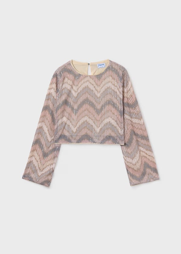 Top lentejuelas chica Ref. 7031-023 Nude