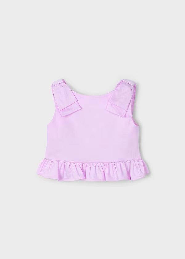 Top peplum lazo niña Ref. 3023-051