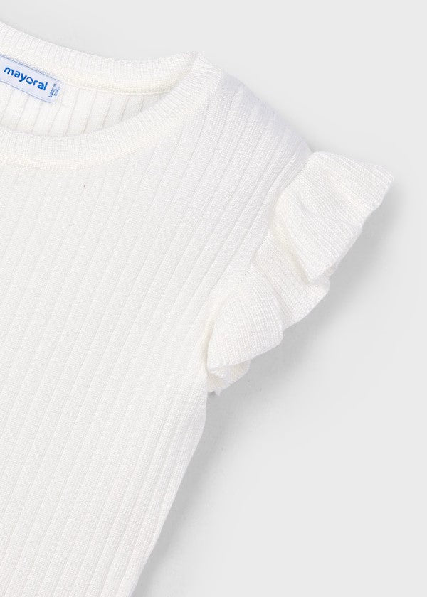 Top tricot canalé niña Ref. 3024-057