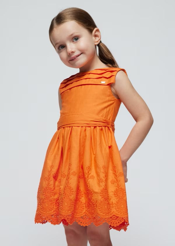 Vestido bordado Better Cotton niña Ref. 3917-062