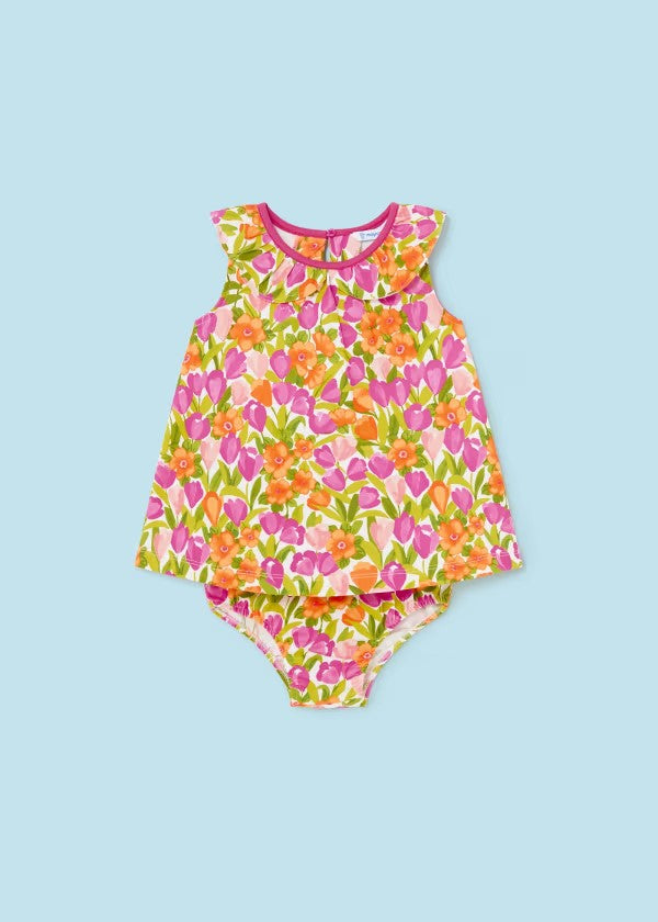 Vestido con cubrepañal Better Cotton bebé Ref. 1930-029