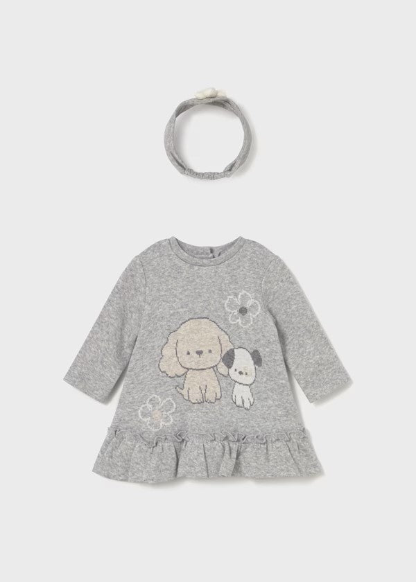 Vestido con diadema recién nacida Ref. 2809-014 Vapor vigore