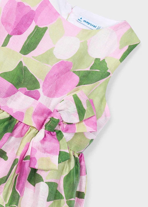 Vestido estampado flores niña Ref. 3913-044