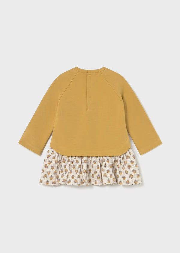 Vestido felpa combinado bebé Ref. 2914-088