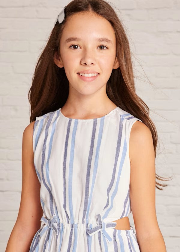Vestido rayas aberturas chica Ref. 6982-062