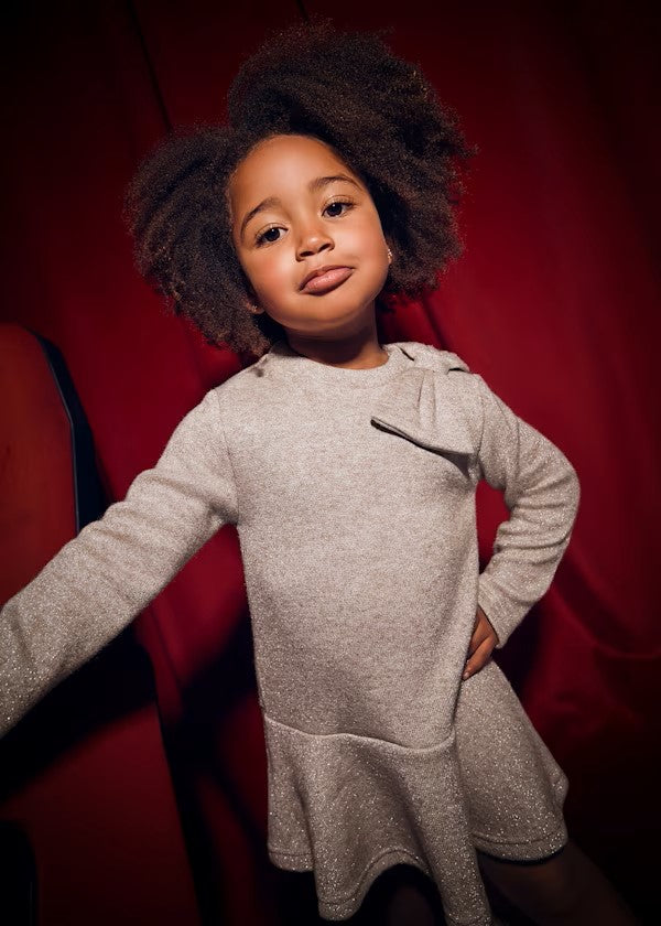 Vestido tricot lazo niña Ref. 4991-073