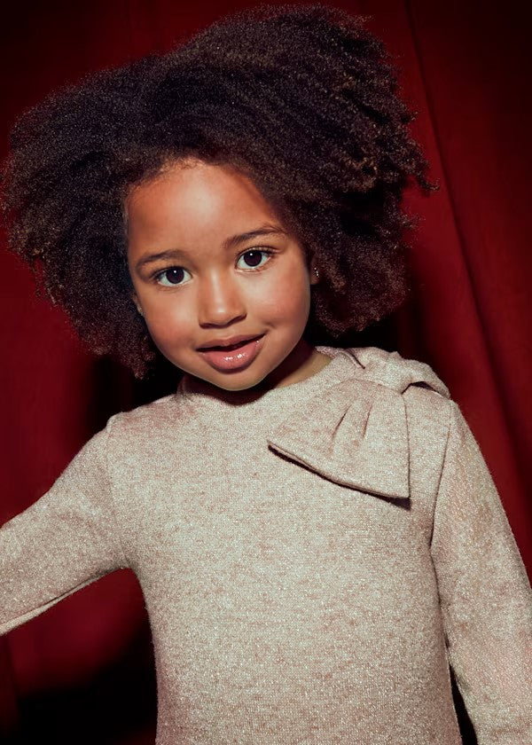 Vestido tricot lazo niña Ref. 4991-073