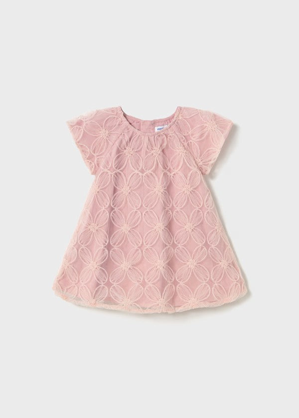 Vestido tul bordado bebé Ref. 1982-026