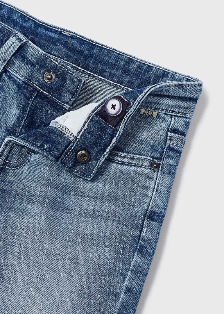 Bermuda de mezclilla con algodón sostenible para niño Art. 237-14