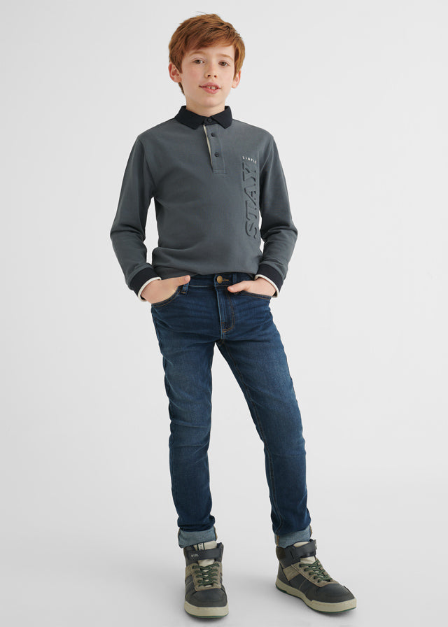 Pantalón de mezclilla slim fit para chico ECOFRIENDS 5165-2