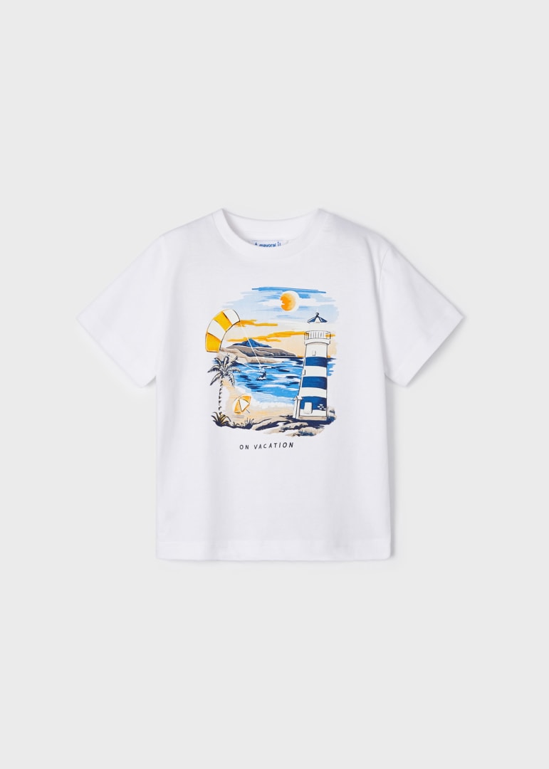 Playera interactiva de algodón sostenible para niño Art. 3023-16