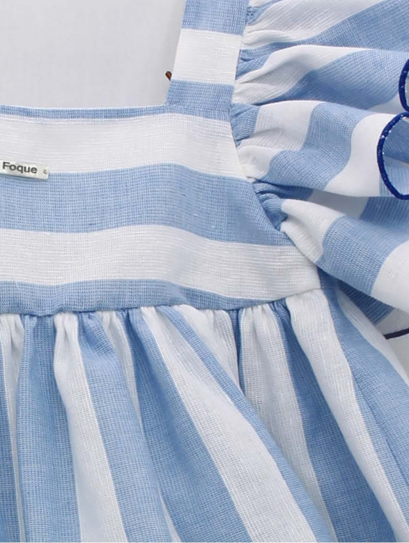 Bb Vestido rayas manga con volantes FOQUE 2315869