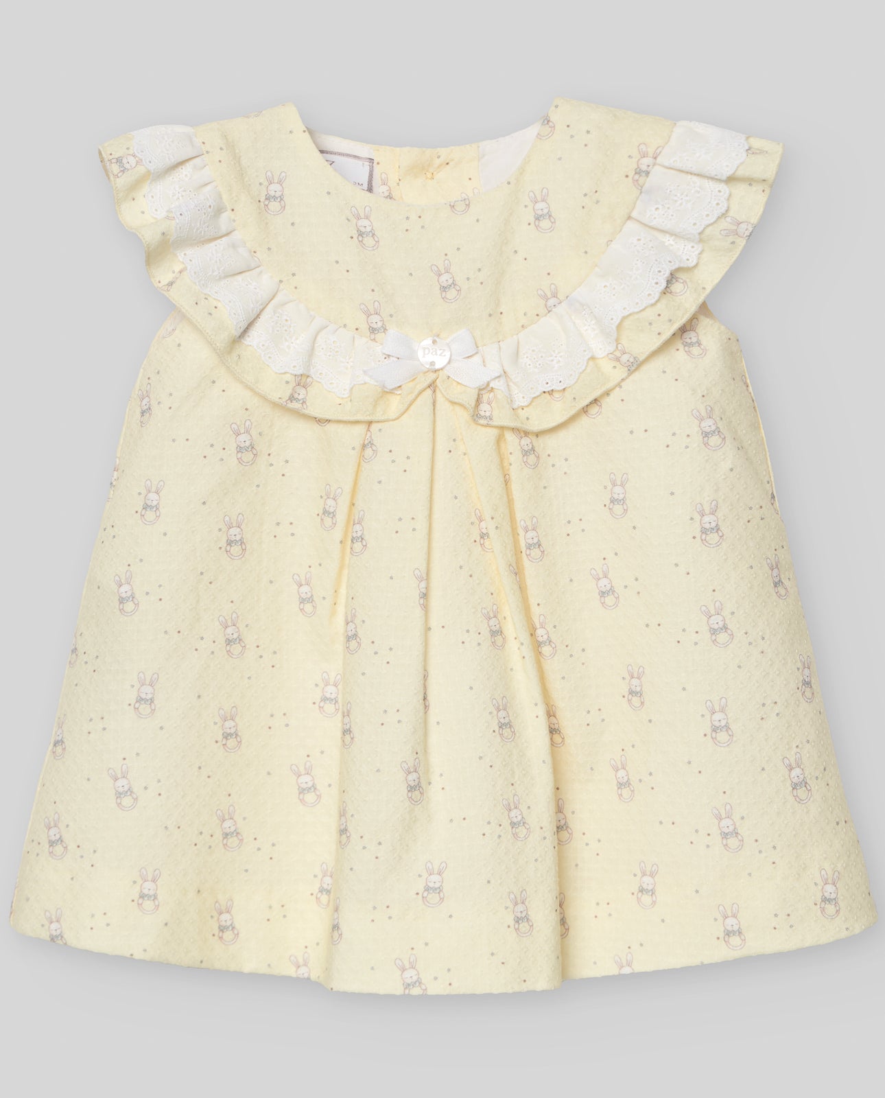 PAZ RODRIGUEZ Vestido Tela estampada ALBOR Amarillo Ref. 004-153526