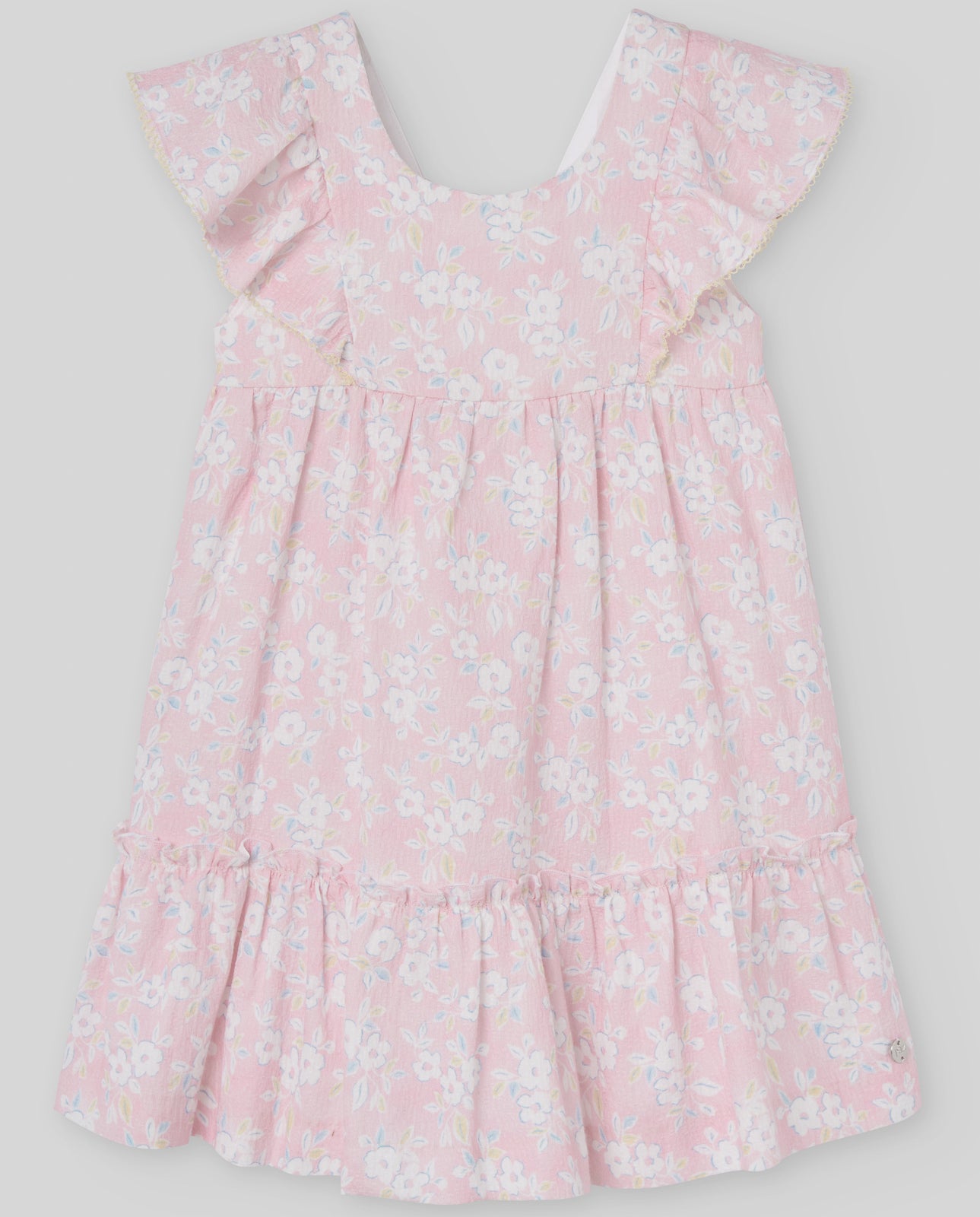PAZ RODRIGUEZ Vestido estamodo infantil Ref . 004-153677 Rosa