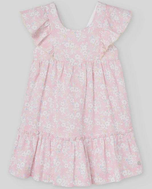PAZ RODRIGUEZ Vestido estamodo infantil Ref . 004-153677 Rosa
