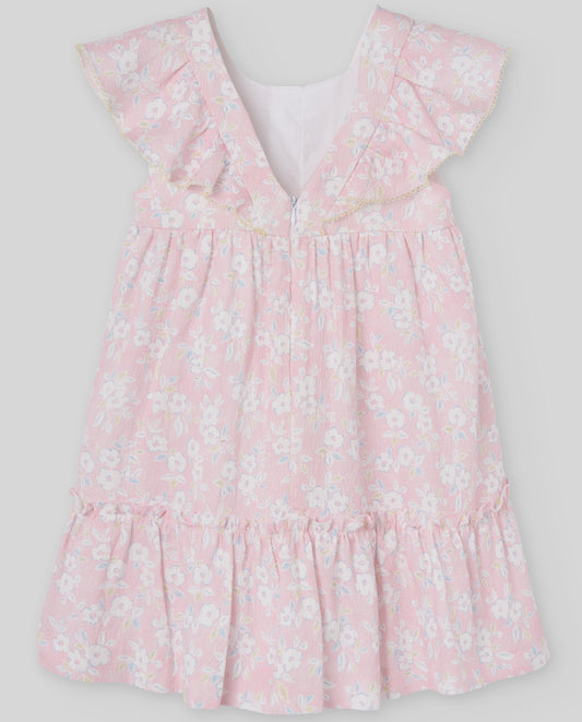 PAZ RODRIGUEZ Vestido estamodo infantil Ref . 004-153677 Rosa