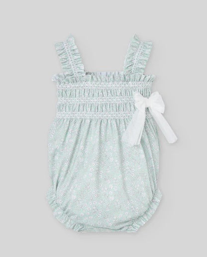 PAZ RODRIGUEZ Bañador bebé flores BAÑO 082-193214 Verde Agave