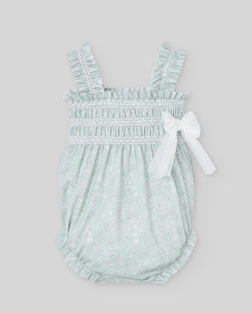 PAZ RODRIGUEZ Bañador bebé flores BAÑO 082-193214 Verde Agave