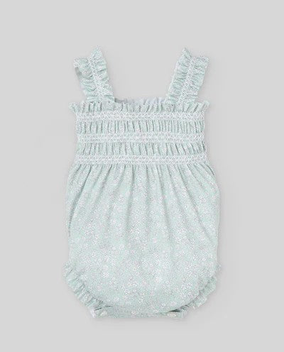 PAZ RODRIGUEZ Bañador bebé flores BAÑO 082-193214 Verde Agave