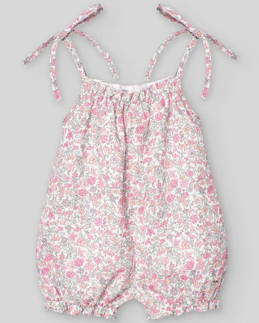 Recien nacido. PAZ RODRIGUEZ . Pelele Estampado Flores Ref. 152516-31