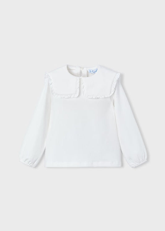 Blusa cuello volante niña Ref. 4134-033
