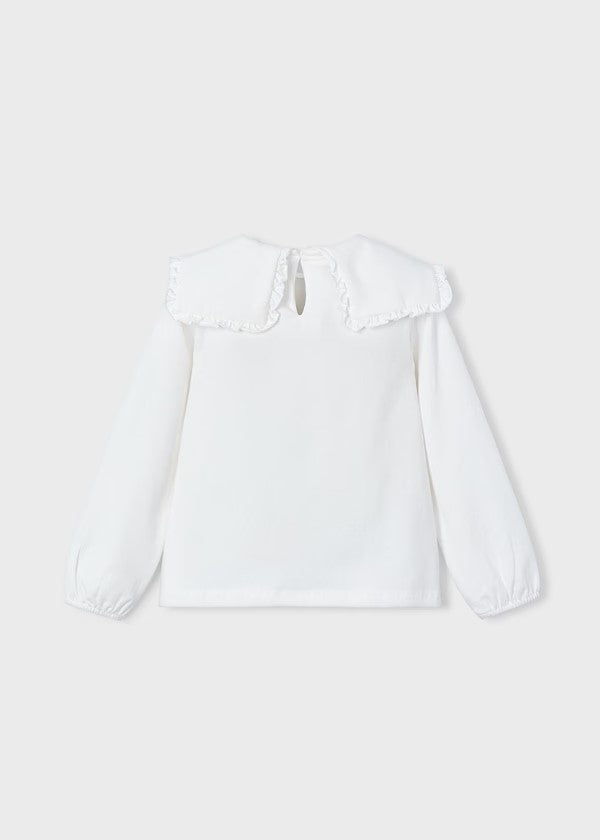 Blusa cuello volante niña Ref. 4134-033