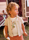 Conjunto Camisa bambula bebé Ref. 1113-025  / Bermuda bambula bebé Ref. 1216-055
